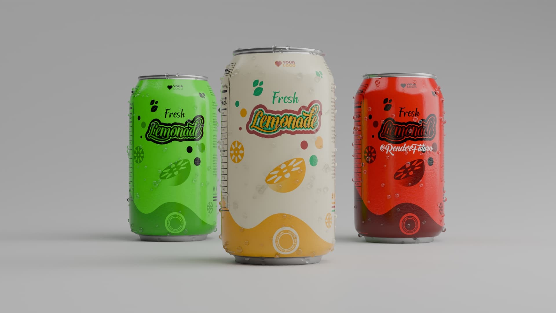 3D beverage can study
