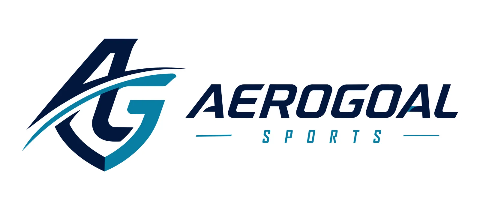 AEROGOAL shield monogram and wordmark